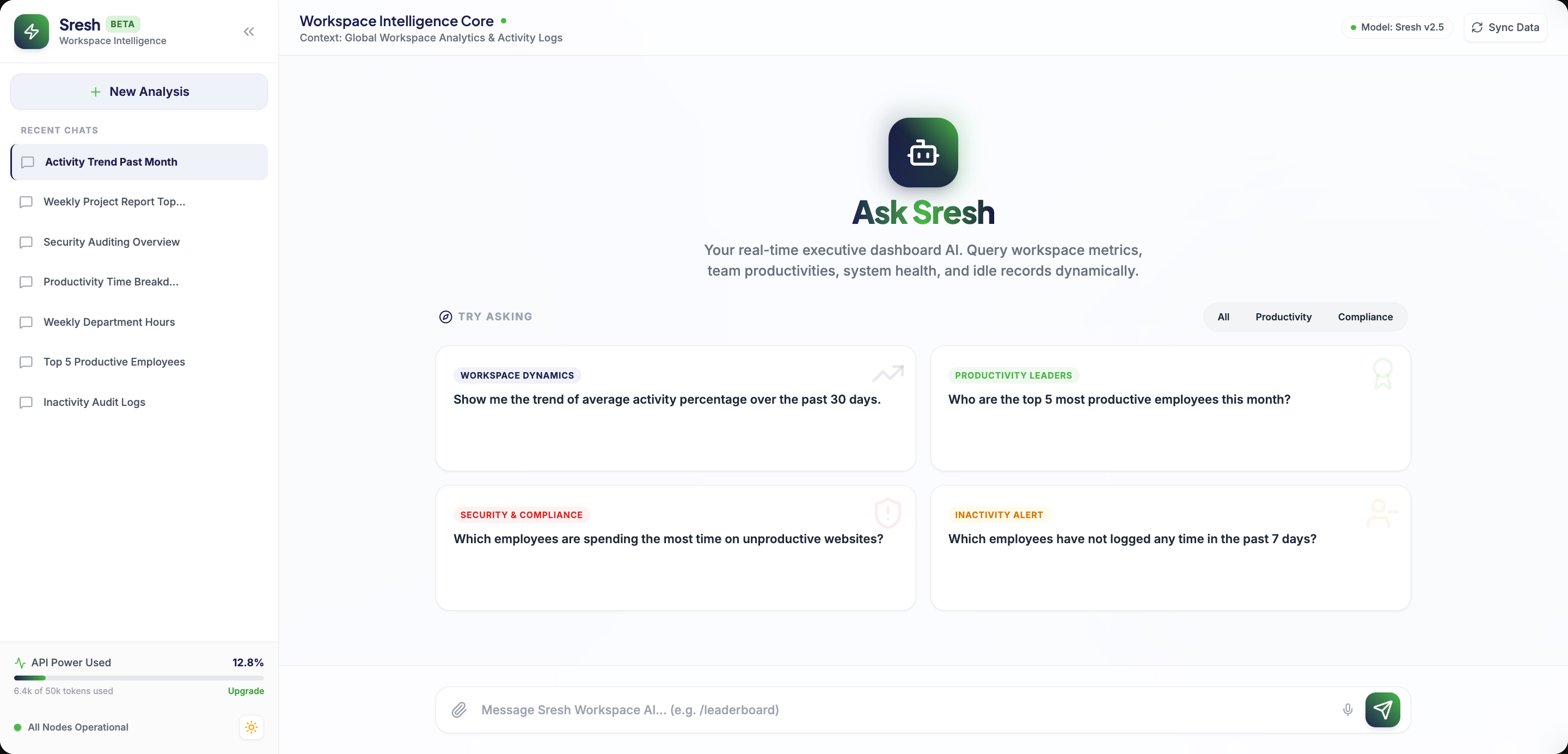 Chat Dashboard
